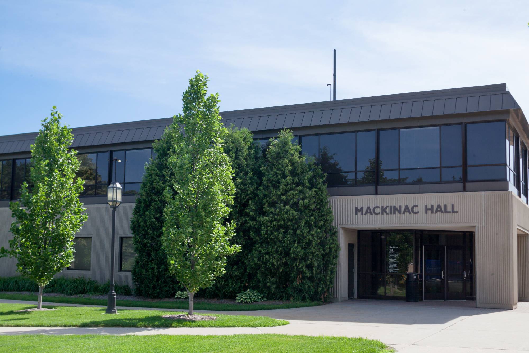 Mackinac Hall where the College of Liberal Arts and Sciences Advising is located.
